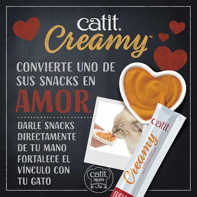 Foto 5 de 7 de Catit Creamy Superfood Snack húmedo para Gato Mix Pack, 8x10g