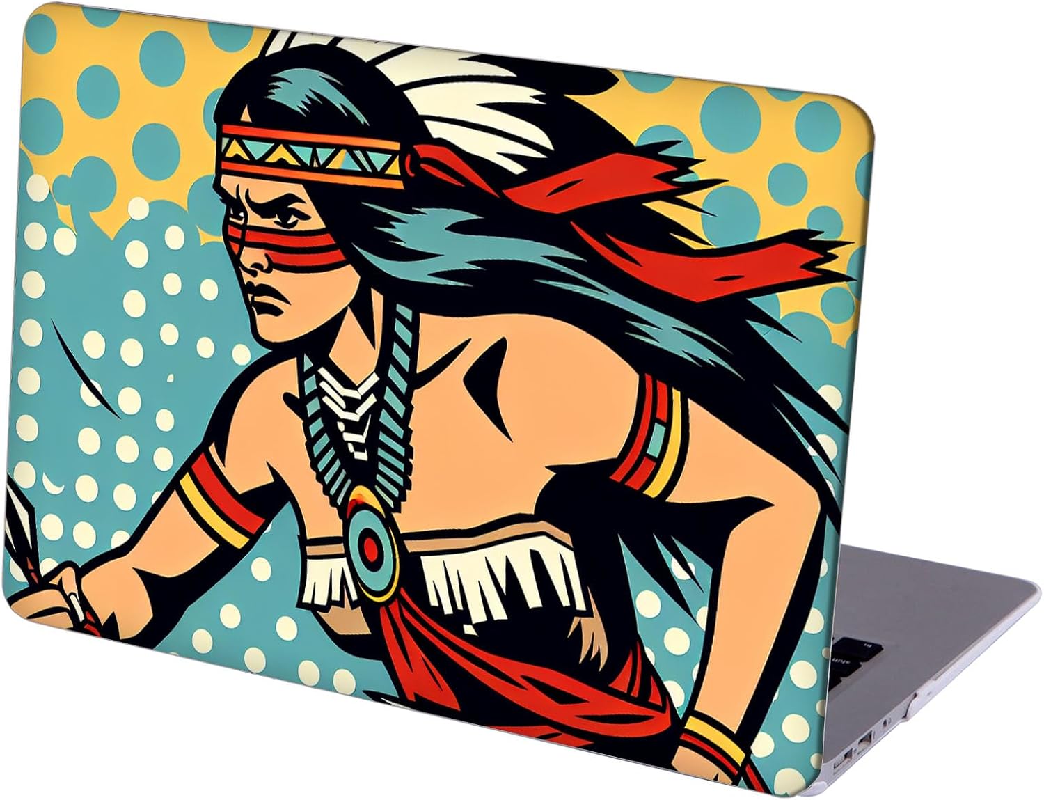 Compatible with MacBook Neo 13-inch, Hard Shell Case with Keyboard Cover and Screen Protector (A3404 A18 Pro chip, 2026 Release) - Native American MC22790
