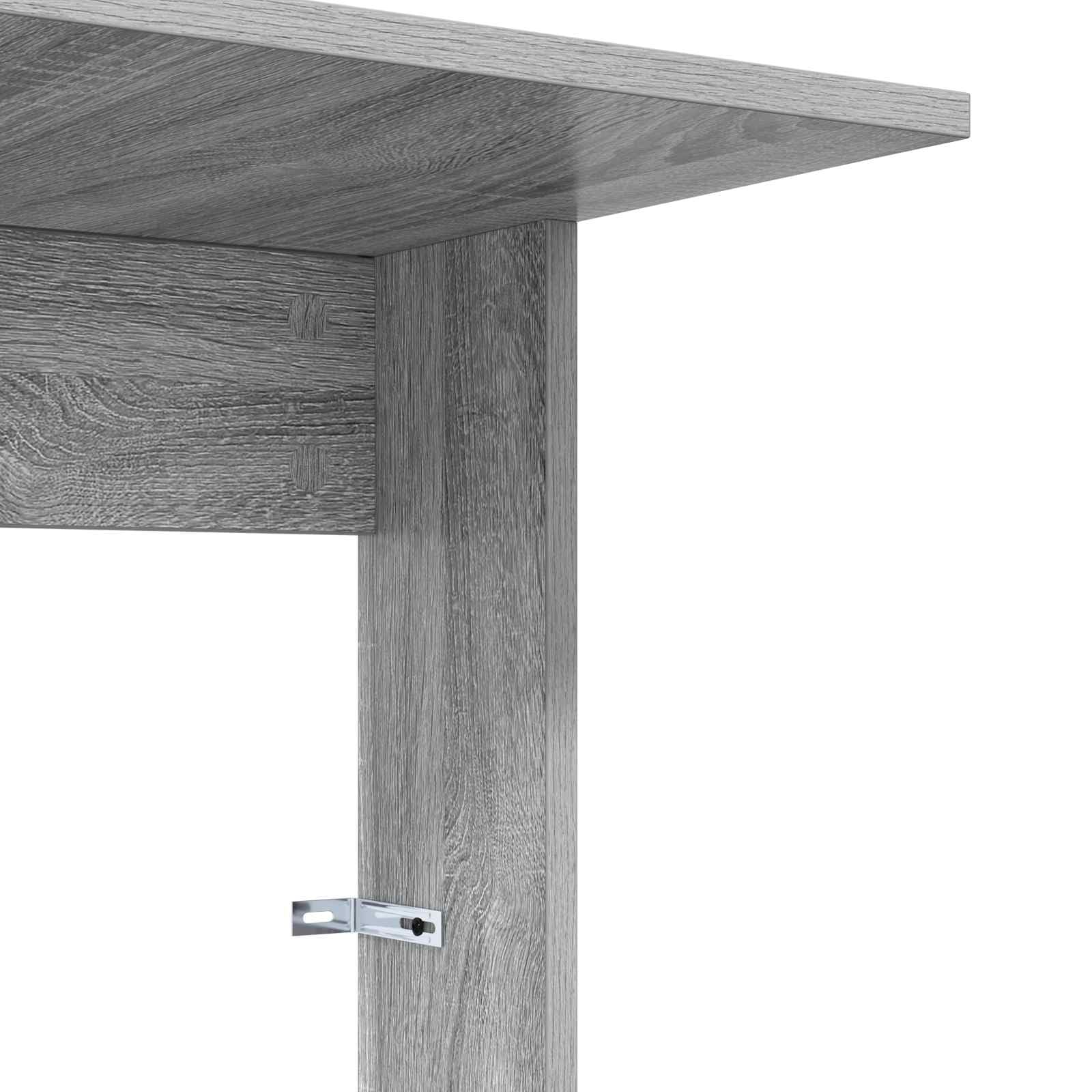 Mesa auxiliar Sonoma gris 40 x 38 x 62,5 cm – Moderna mesa de centro de madera rectangular para sala de estar como estante para lámparas y bebidas en el salón