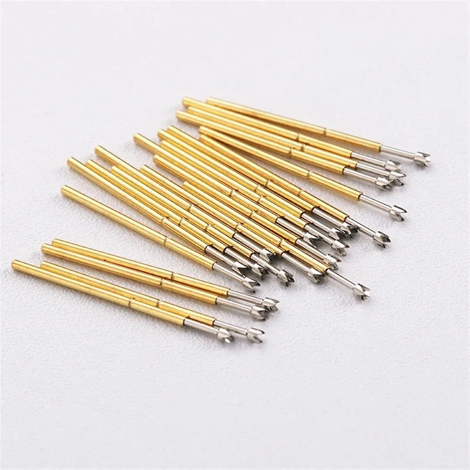 100PCS/Pack P50-Q2 Four-jaw Plum Head Test Probe Diameter 0.68mm Length 16.55mm for PCB Pogo Pin