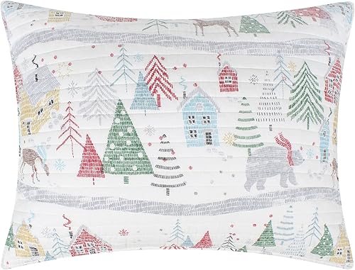 Miniatura 6 de Levtex Home - Joulset - Almohada decorativa navideña (12x18in.) - Merry - Crema y rojo