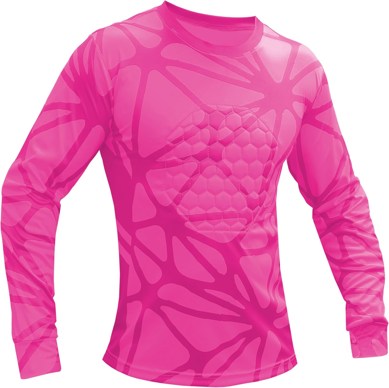 Quantum Goalkeeper Jersey, Padded Soccer Goalie Shirt, Youth and Adult Size