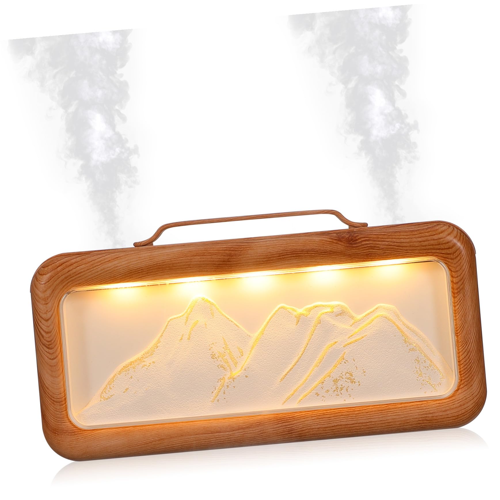 Humidificateur de la montagne de neige STOBAZA de bureau mini et portable chocolat