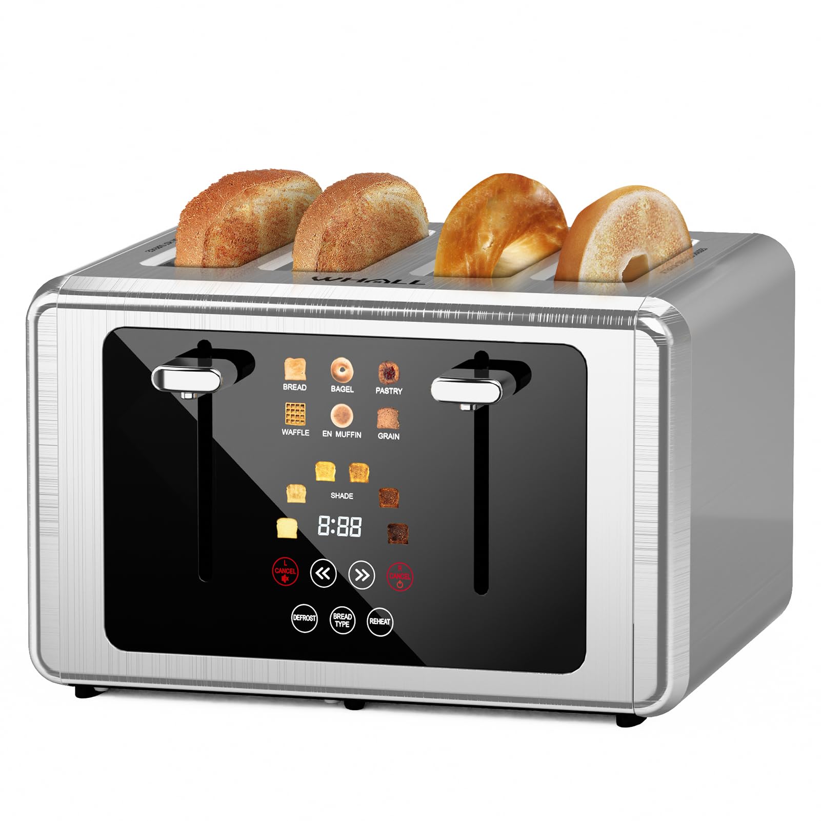 whall 4 Slice Touch Screen Toaster