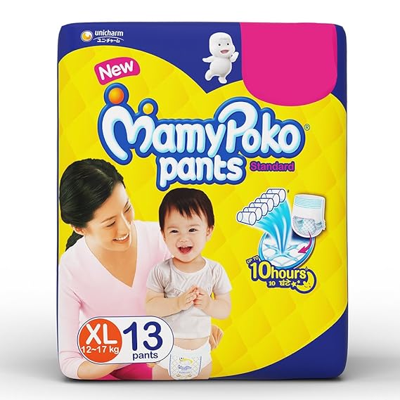 MamyPoko Pant Style Extra Large Size Diapers (13 Count)