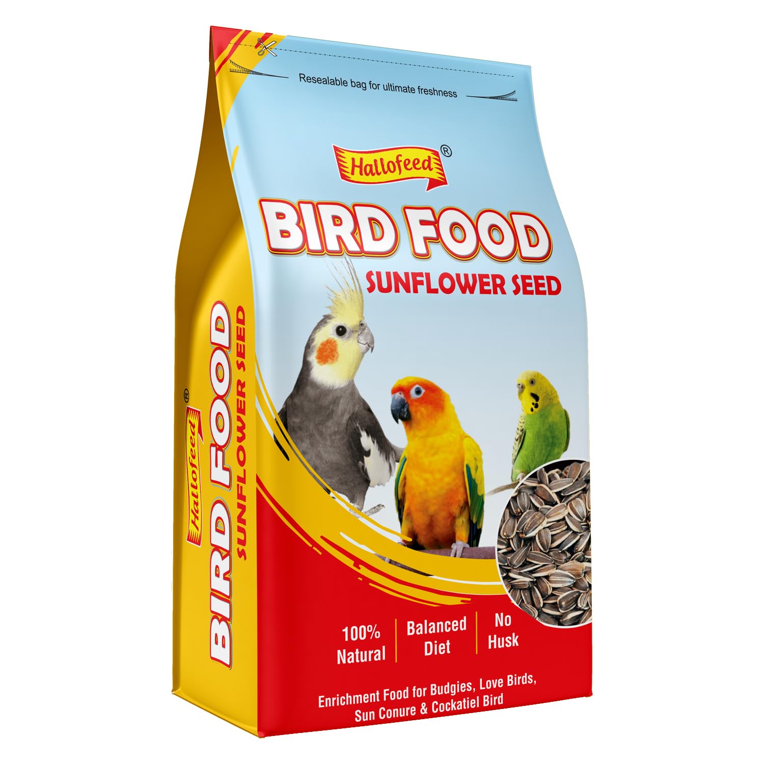Hallofeed Bird Food 1 kg Sunflower Seeds for Conures, Lovebirds, Cockatiels, African Grey, Macaws, Cockatoo, Parrots (B0CP3NMN7R) Amazon Price History, Amazon Price Tracker