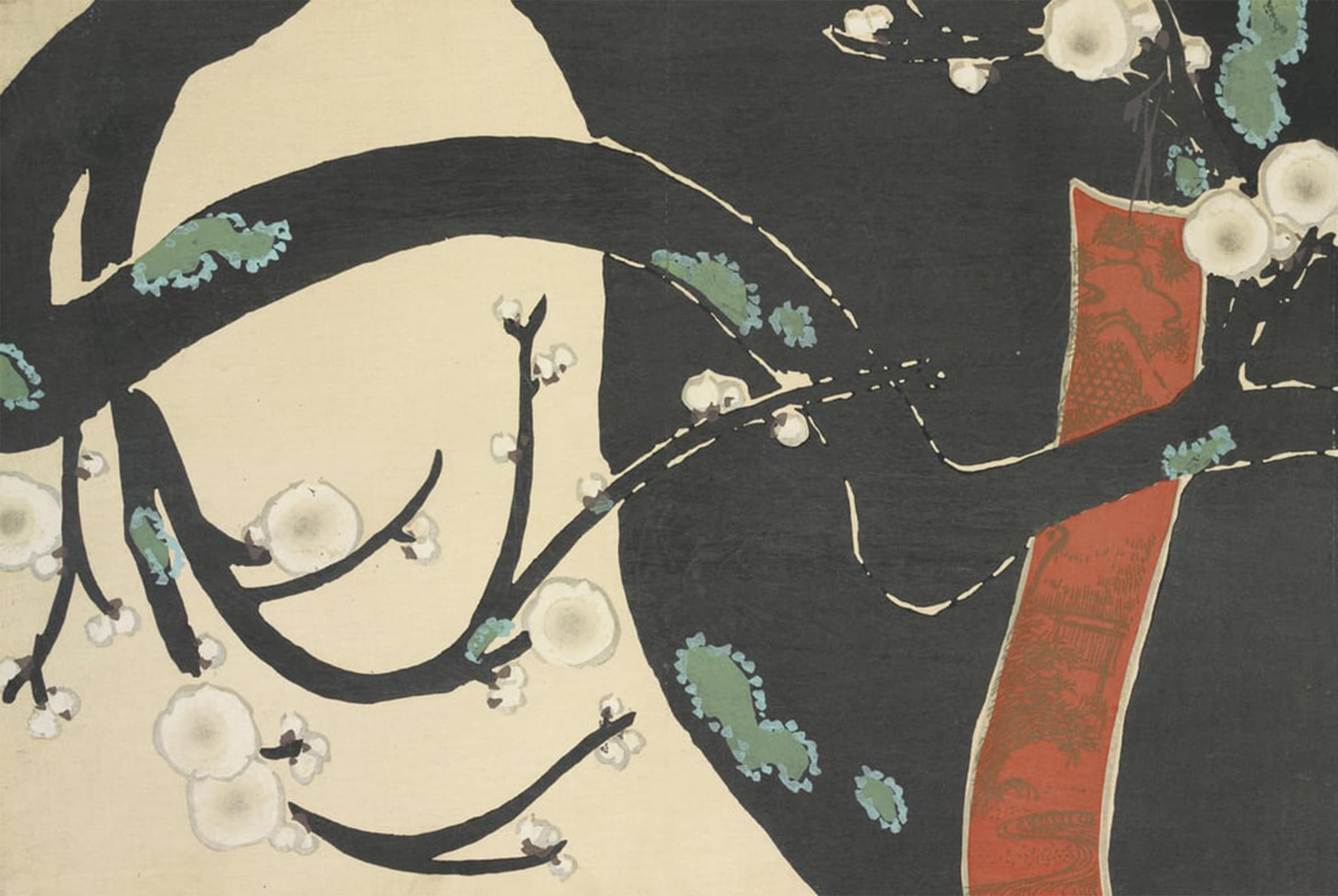 POSTERIIk Famous Animal Posters Vintage Picture Ume From momoyo Gusa by Kamisaka Sekka Modern Wall Decor for Home Decor 60x90cm