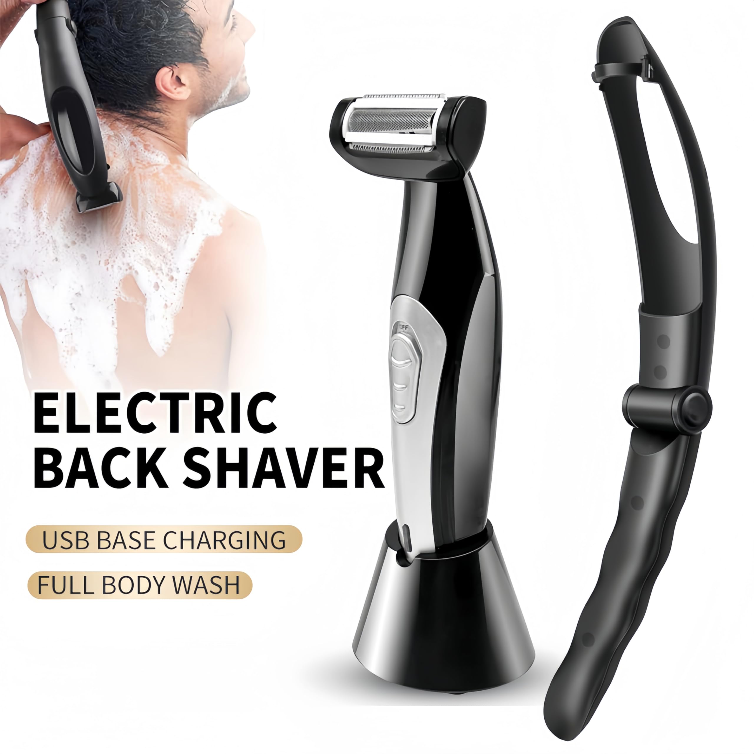Afeitadora Multifuncional para Hombres - Uso Seco y Húmedo, Extraíble de