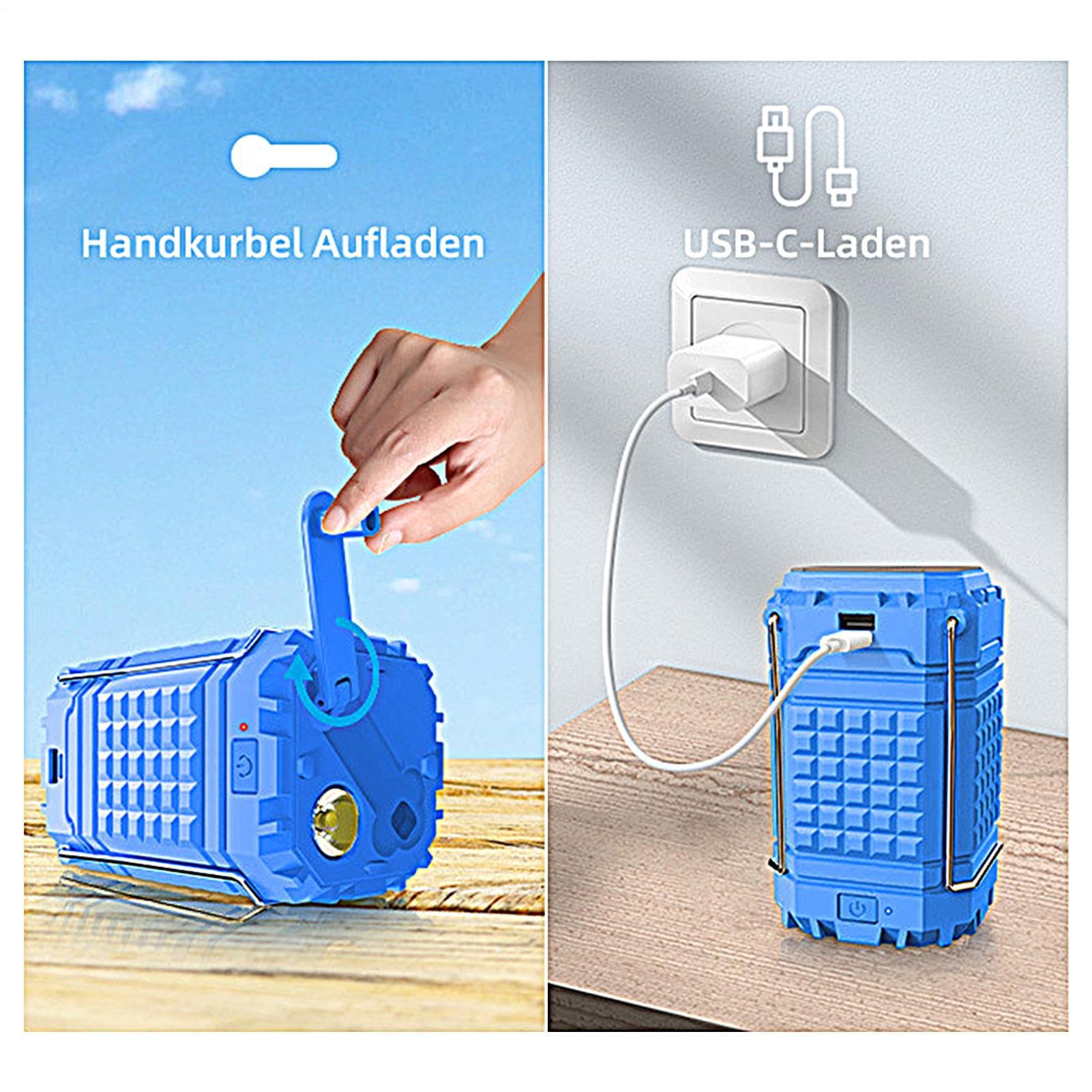 Lampada da campeggio Torcia Pieghevole