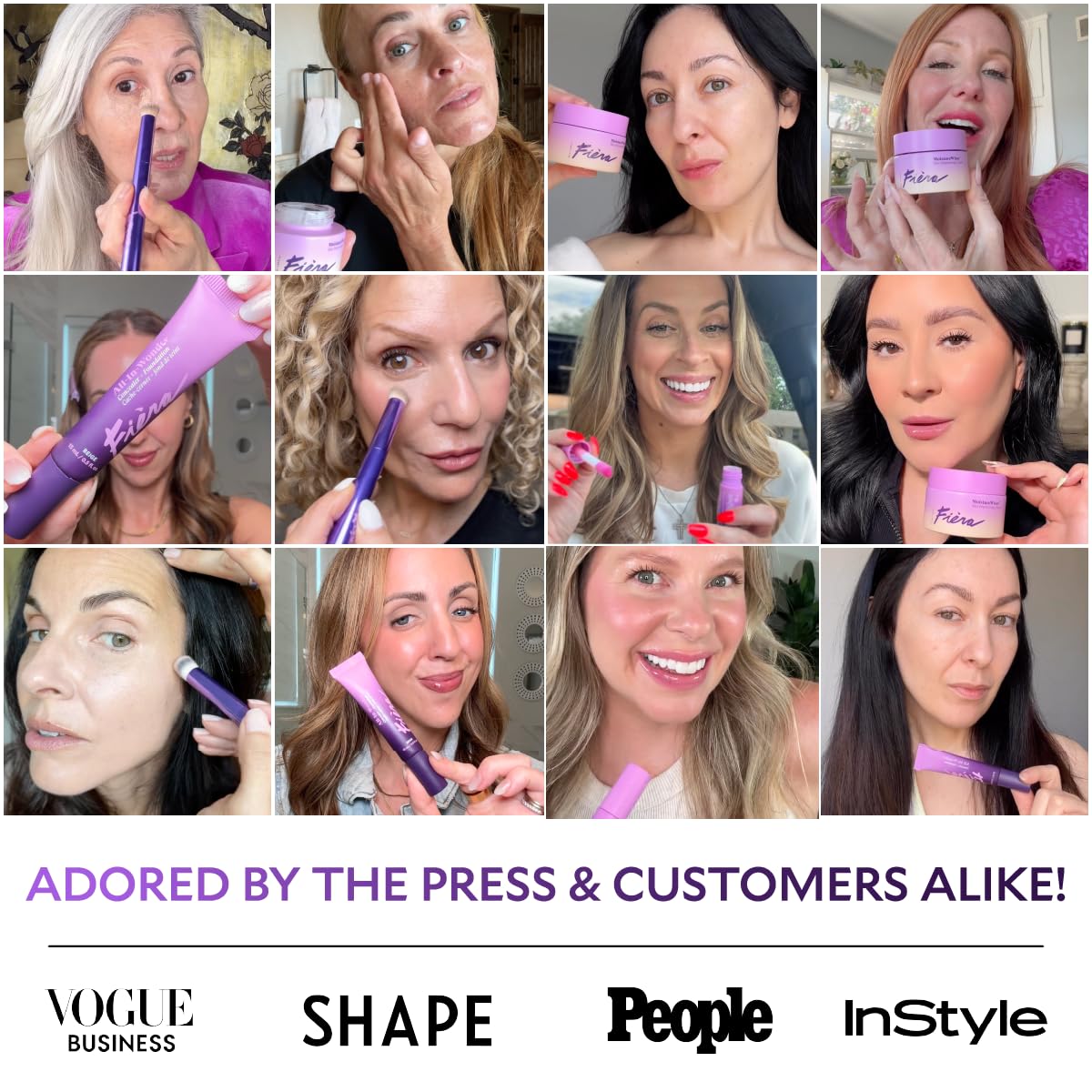 Fièra All-In-Wonder™ Concealer + Foundation – Full-Coverage, Crease-Proof, Hydrating Formula for Mature Skin, Blurs Fine Lines & Dark Circles, Radiant Second-Skin Finish – Neutral, 0.5 FL. OZ. / 15 ML