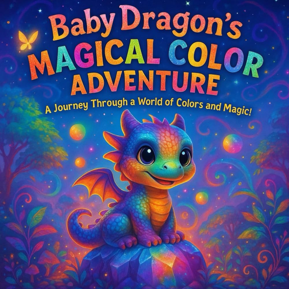 Baby Dragon's Magical Color Adventure: A Journey Through a World of Colours and Magic!