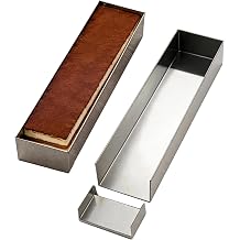 2 PCS Nonstick Rectangle Tiramisu Cake Pan, Premium Tiramisu Cake Mold Baking Pan for Home Kitchen Baking Dessert Making
