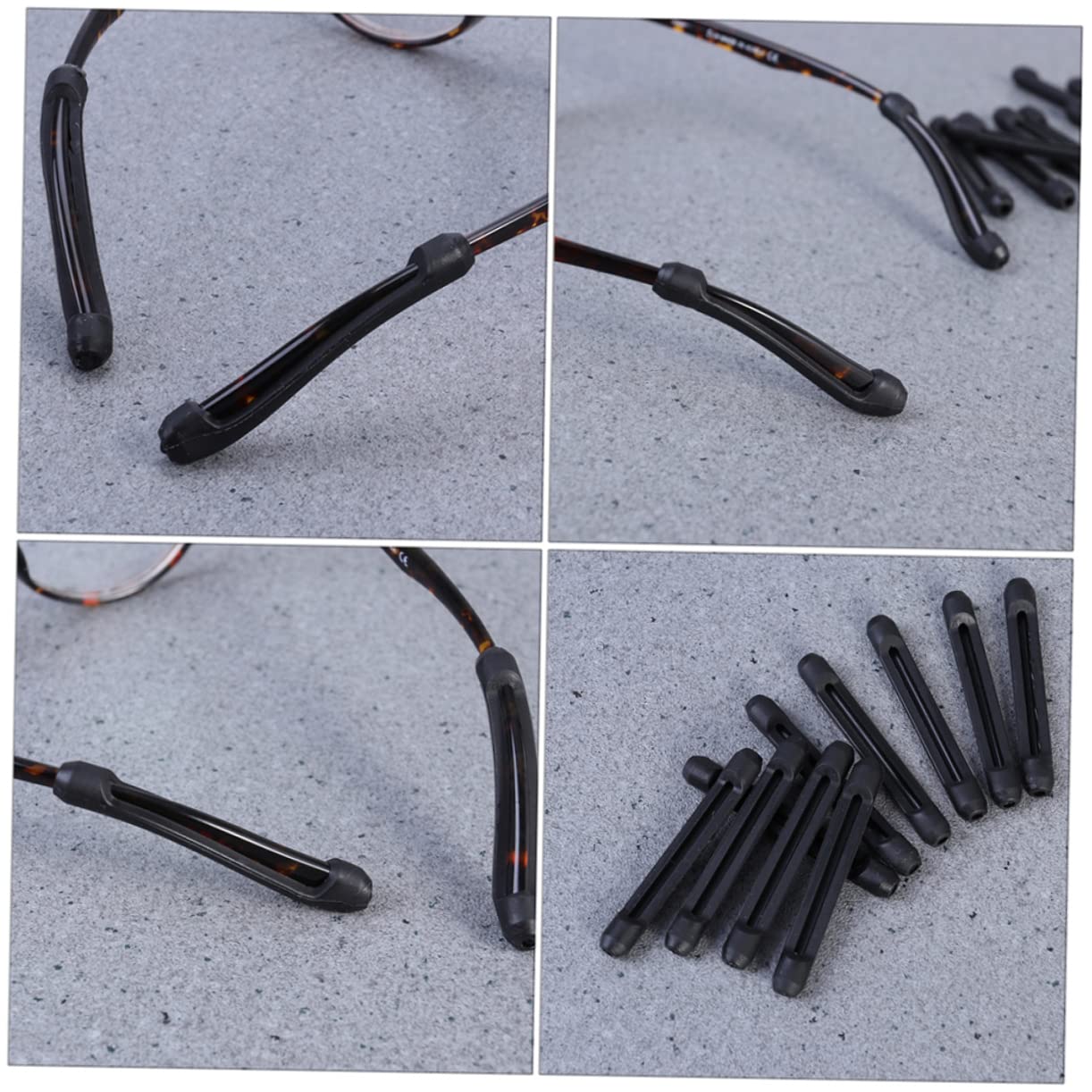 Fundas Antideslizantes para Patillas de Gafas Cubierta Flexible y Duradera para Actividades para Uso Diario