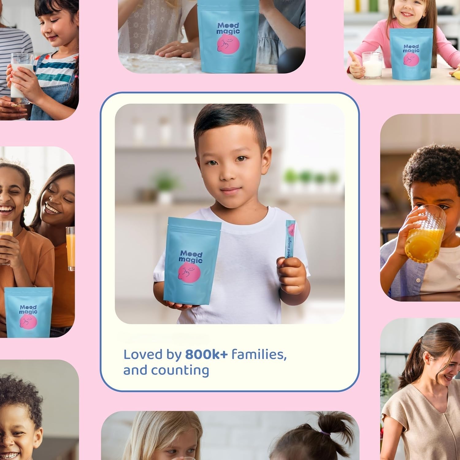 Mood Magic for Kids: apoyo natural al estado de ánimo, apoyo diario con minerales y botánicos para niños
