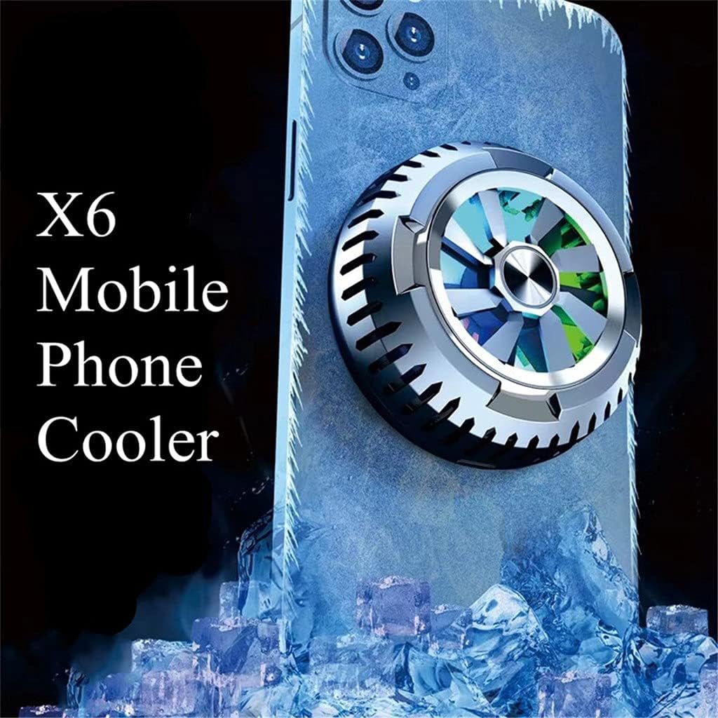X6 Portable Universal Magnetic Semiconductor Mobile Phone Cooler Game Cooling Fan Radiator