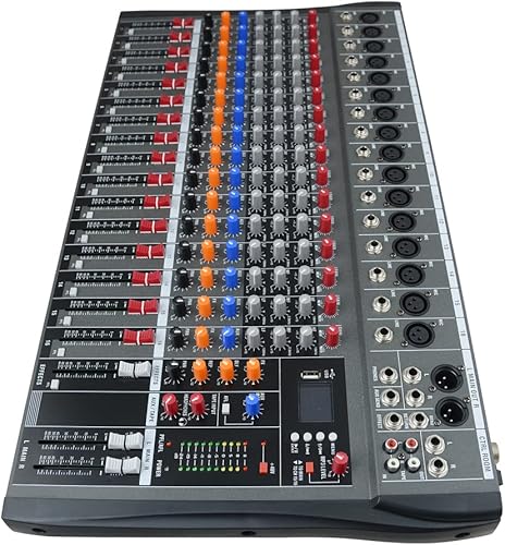 Miniatura 5 de Live Studio - Mezclador de audio de rendimiento en vivo mezclador de escenario mezclador de grabación de DJ mezclador de tablero de sonido Bluetooth