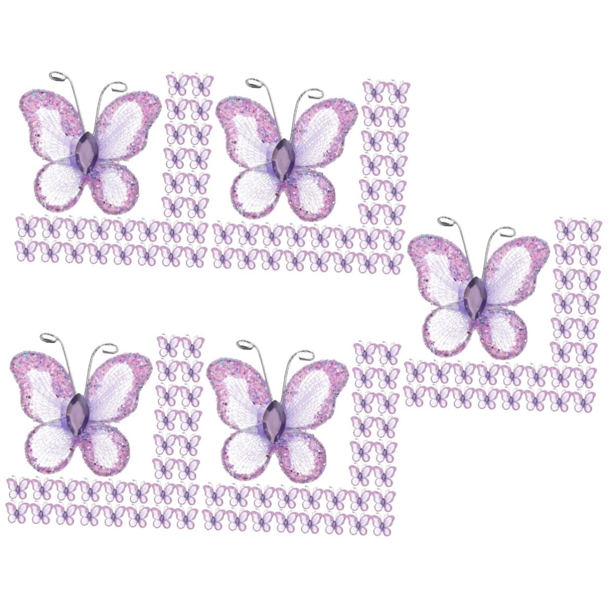 Décorations pour fête de mariage PRETYZOOM lot de 5 boîtes de 60 pièces pour grande réception