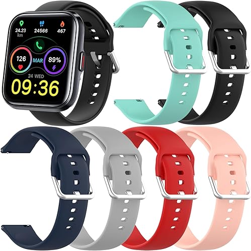 Chofit Bandas compatibles con reloj Zombazi T21 F57, pulsera de silicona impermeable ajustable para Zombazi T21 F57 correa de reloj para mujeres y