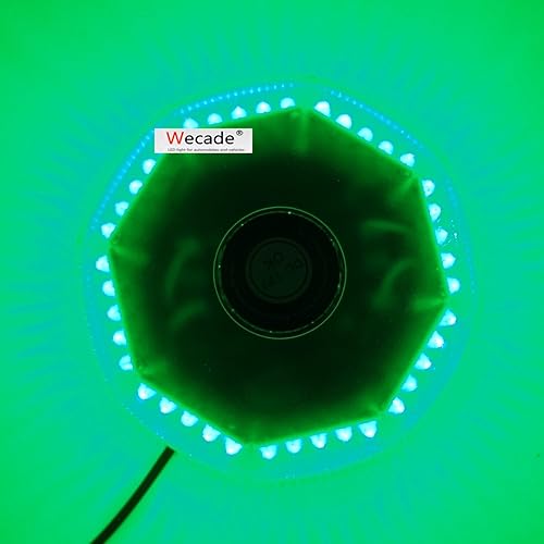Miniatura 6 de Wecade Luz de advertencia de peligro de emergencia con 240 luces LED brillantes para techo de coche, luz estroboscópica (verde)