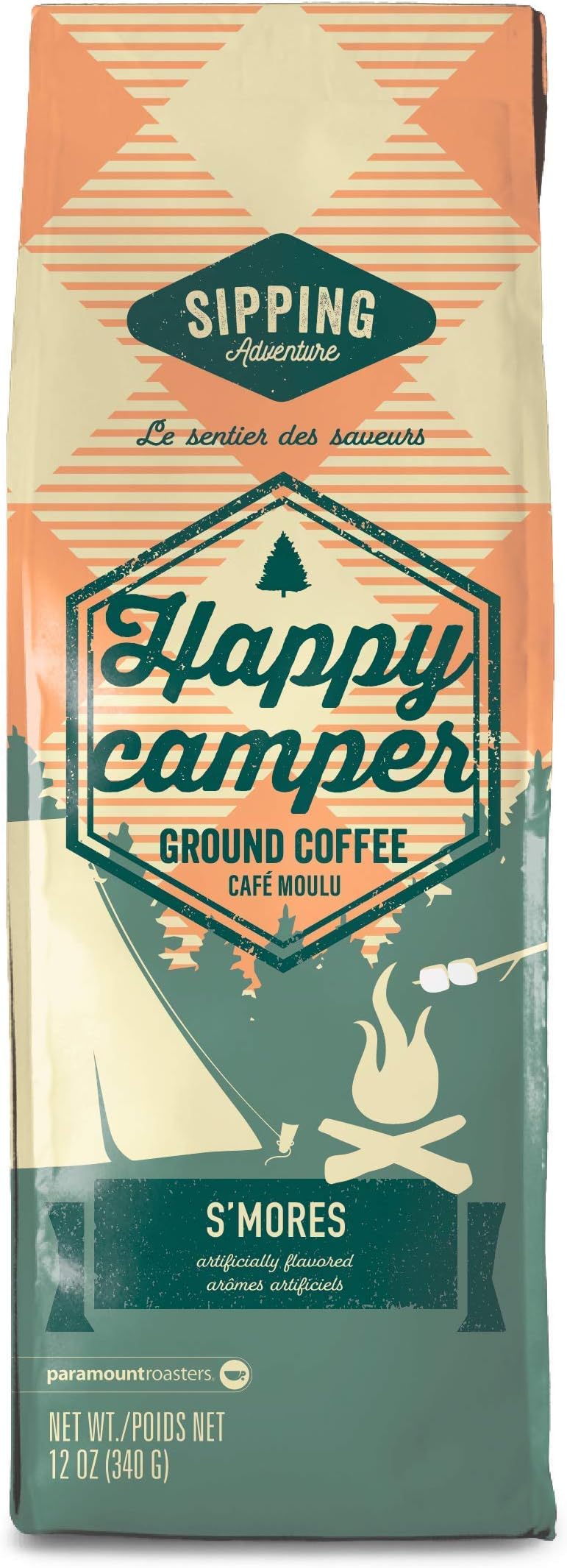 Ground Coffee (Happy Camper, S'Mores Flavored Coffee)
