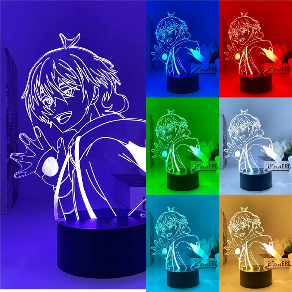 Anime Sk8 La Lampe 3D Infini Miya Chinen Sk Figure Led Veilleuse Pour