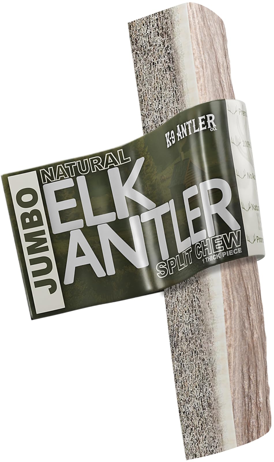 K-9 Antler Co. Jumbo Split Elk Antler