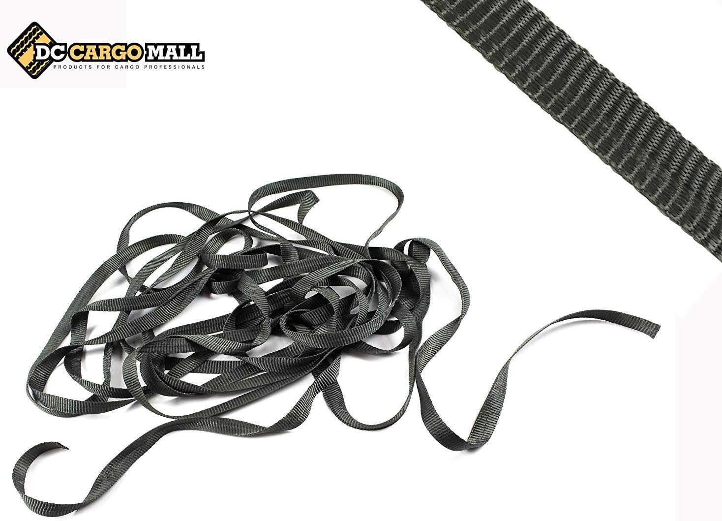 3/4" x 40' SmartStake Tree Tie-Down Staking Strap Material | Loose Polyester Webbing to Guy and Stake Trees | DIY Landscaping - Custom Length TieDown Ribbon Straps