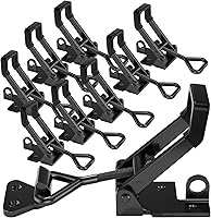 REDOVANT 8-Pack 4003 Heavy Duty Toggle Clamps 1320lbs Capacity Black Adjustable Pull Latches for Smokers Cabinets Boxes Jigs