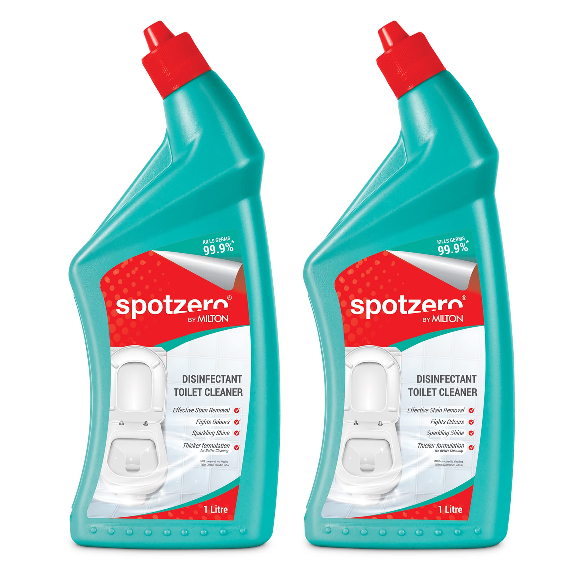 Spotzero By Milton Disinfectant Toilet Cleaner Set of 2, 1 Litre