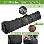 Goutime 9Ft Double Hammock with Detachable Stand,450 Pound Capacity, Includes Pillow and Portable Carrying Bag Perfect for Indoor Outdoor Patio, Deck, Yard,Balcony (Ocean)