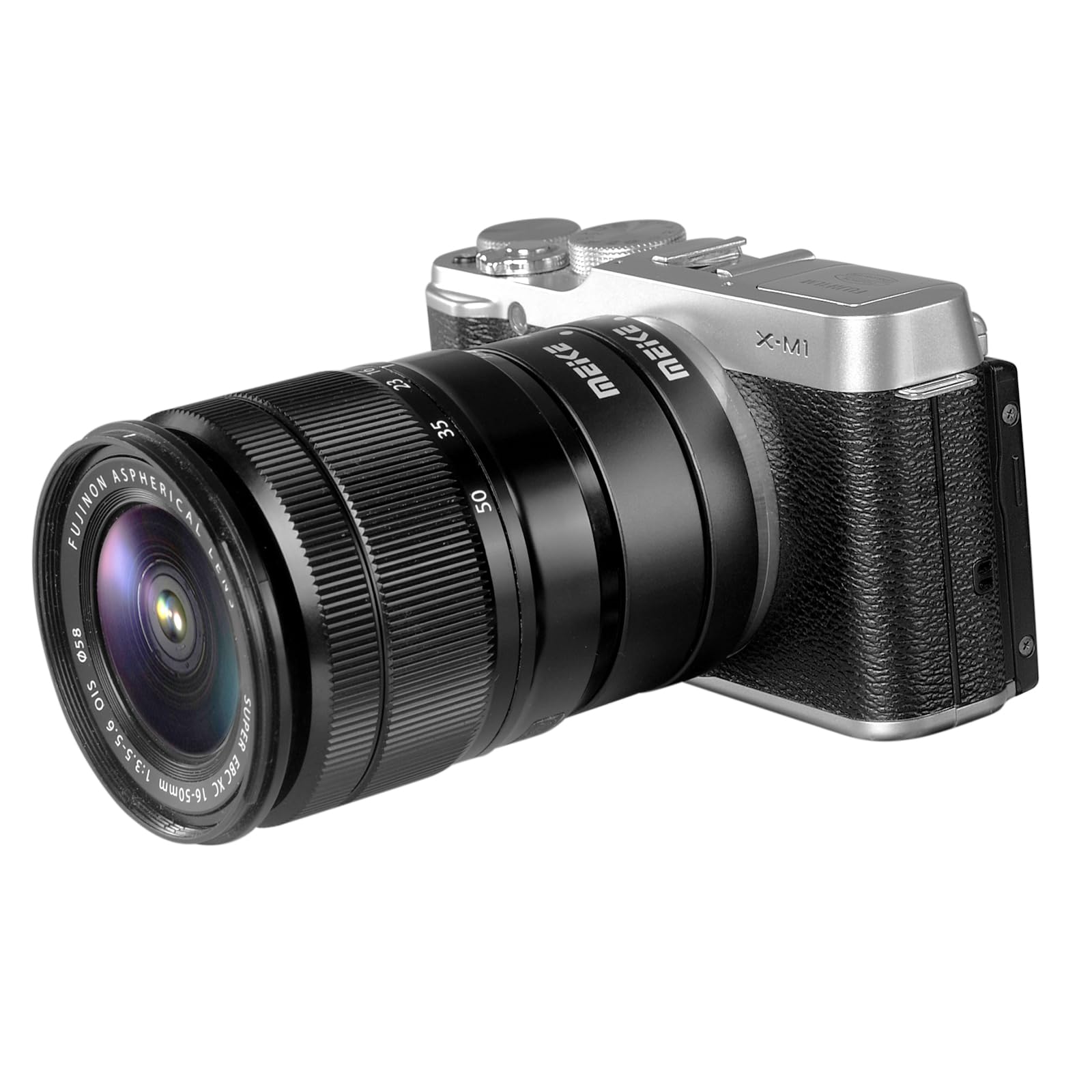 Meike MK-F-AF3 Metall-Autofokus-Verlängerungsrohr für Fujifilm spiegellose Kamera X-T1 X-T2 X-T3 X-T10 X-T20 X-T30 X-Pro1 X-Pro2 X-A1 X-E1 X-E2 X-E3 (10mm+16mm)