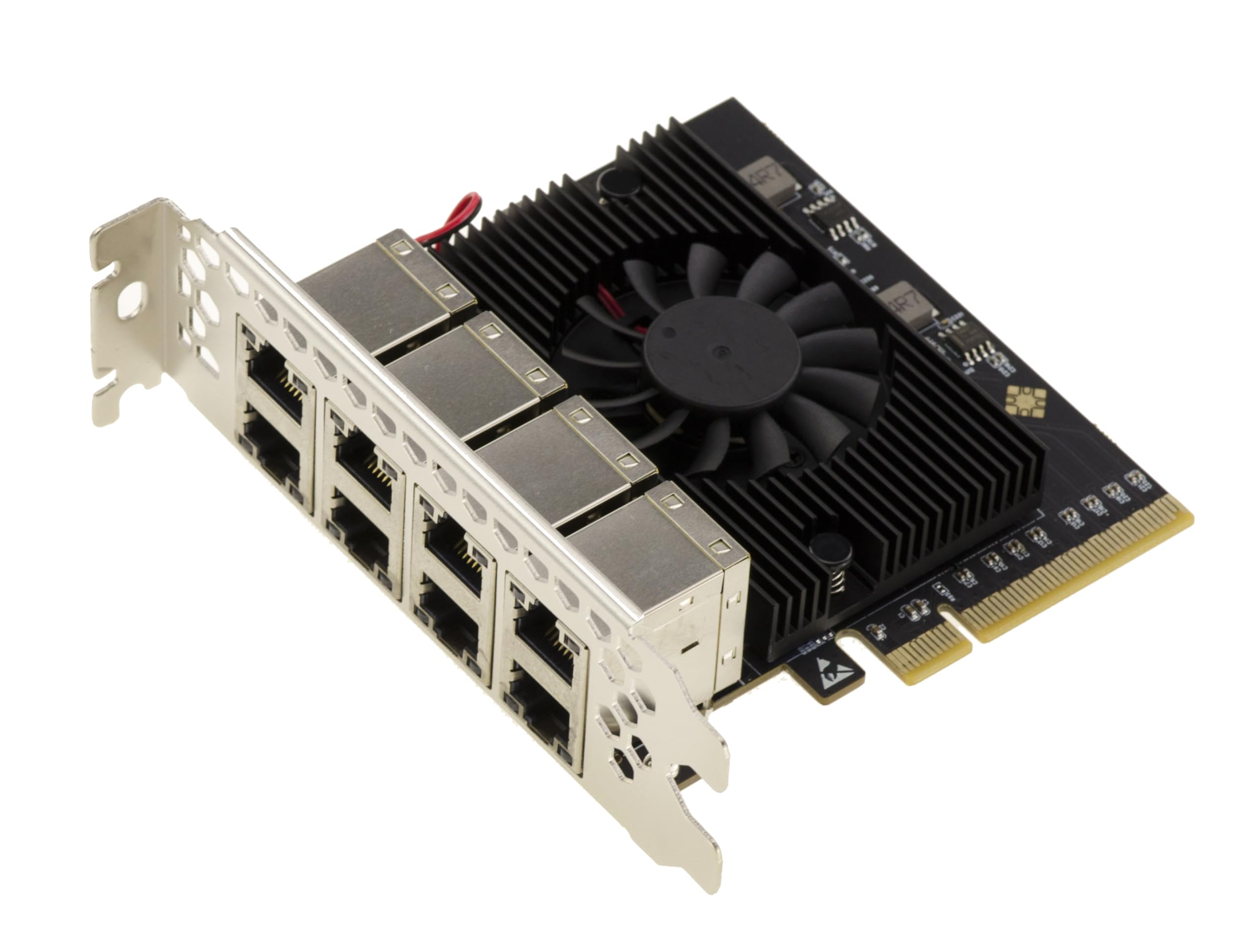 KALEA-INFORMATIQUE PCIe 8 Port RJ45 Gigabit LAN Ethernet 10 100 1000Mbps 1G Network Controller Card with REALTEK RTL8111H Chipset
