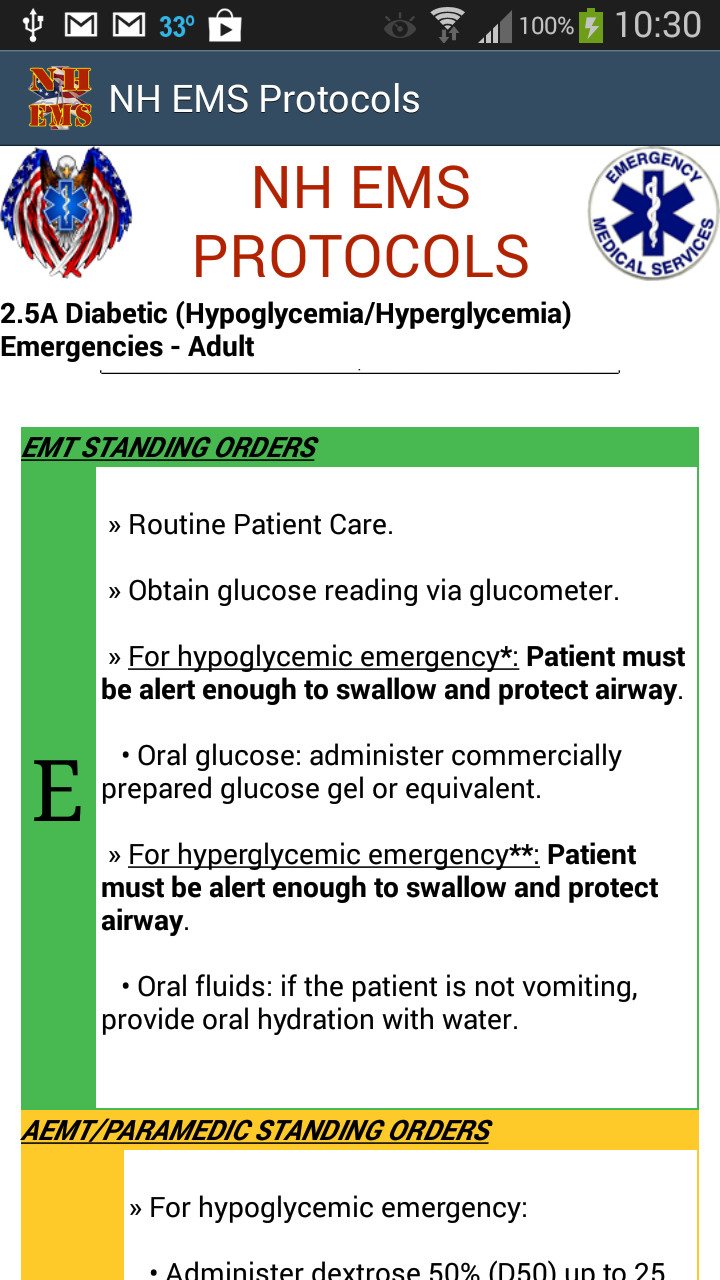 NH EMS Protocols App on Amazon Appstore