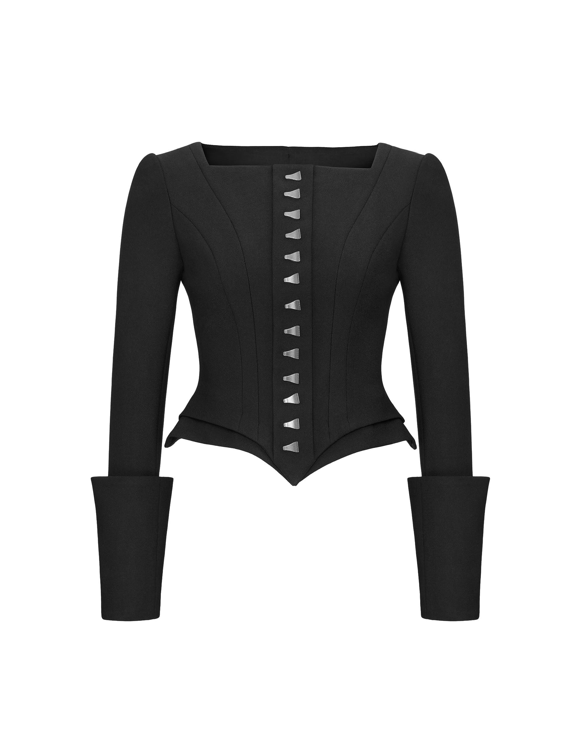 JW PEI Womens Lydia Corset-Inspired Blazer