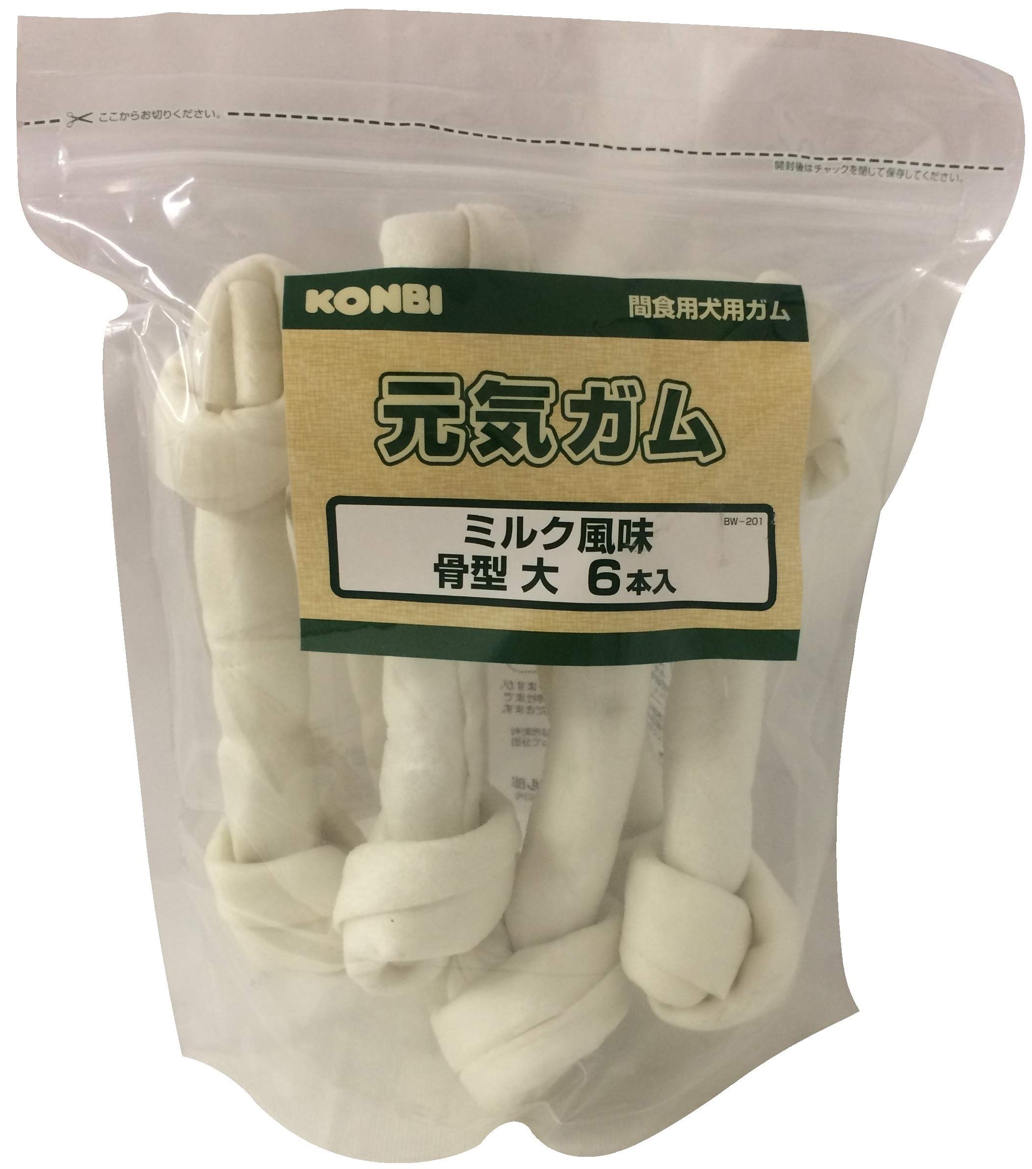 Amazon | COMBI コンビ 犬用おやつ ミルク風味骨型大(7.5インチ) 6本