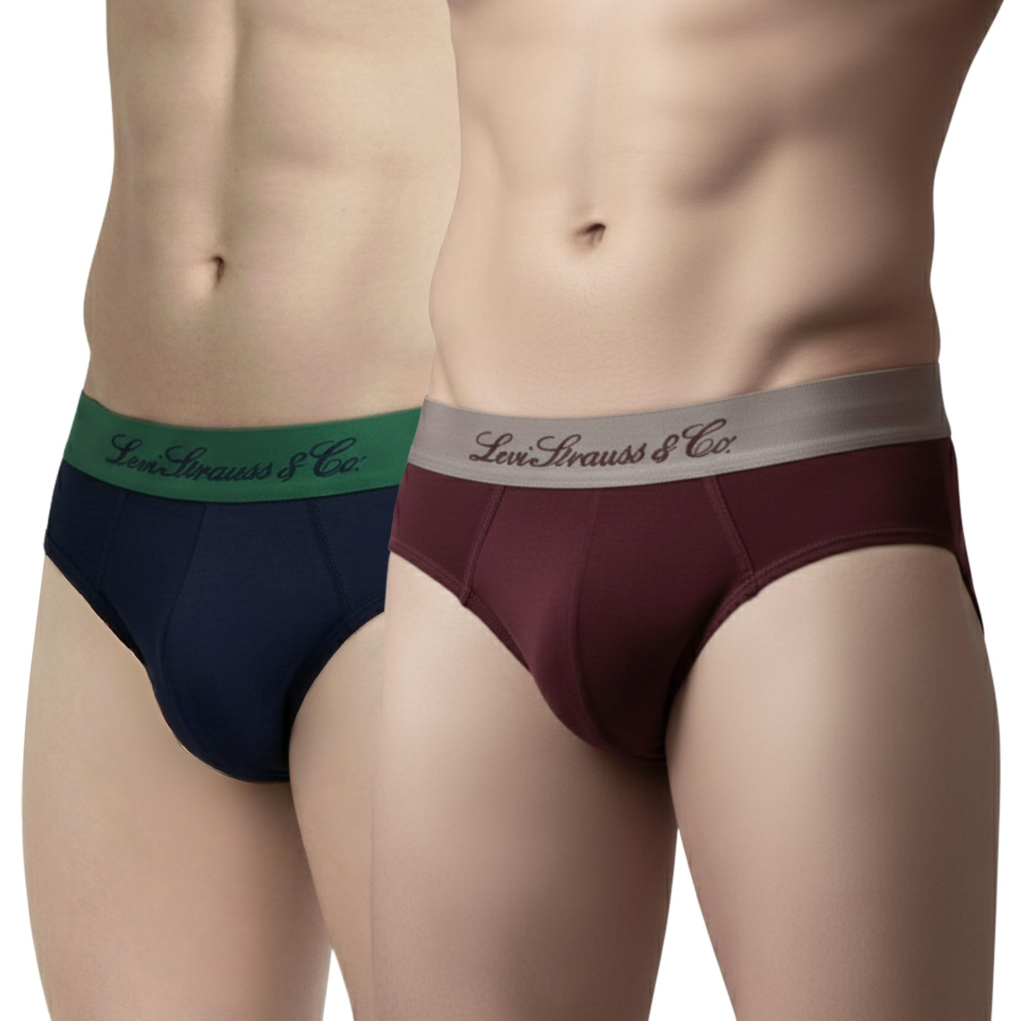 levi's Mens Cotton | Premium Elite Brief Underwear | 4-Way Stretch | Outer Elastic Waistband | Double-Layered Pouch | Style 073 | Pack of 2-picture-14