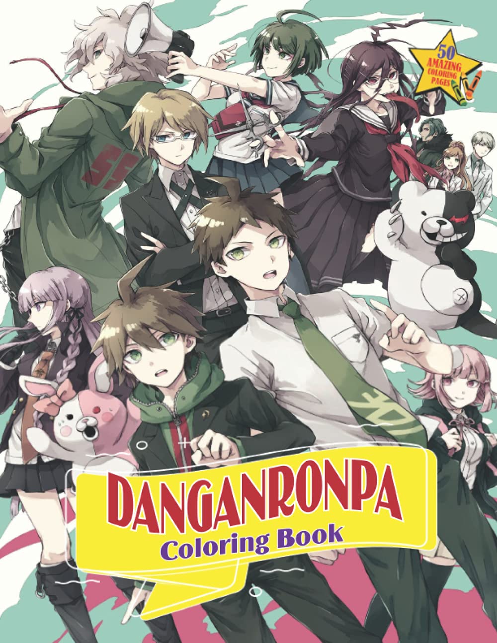 Danganronpa Coloring Book: Cool Coloring Book For All Fans Of Danganronpa, Lots Of Images For For Stress Relieving And Relaxation