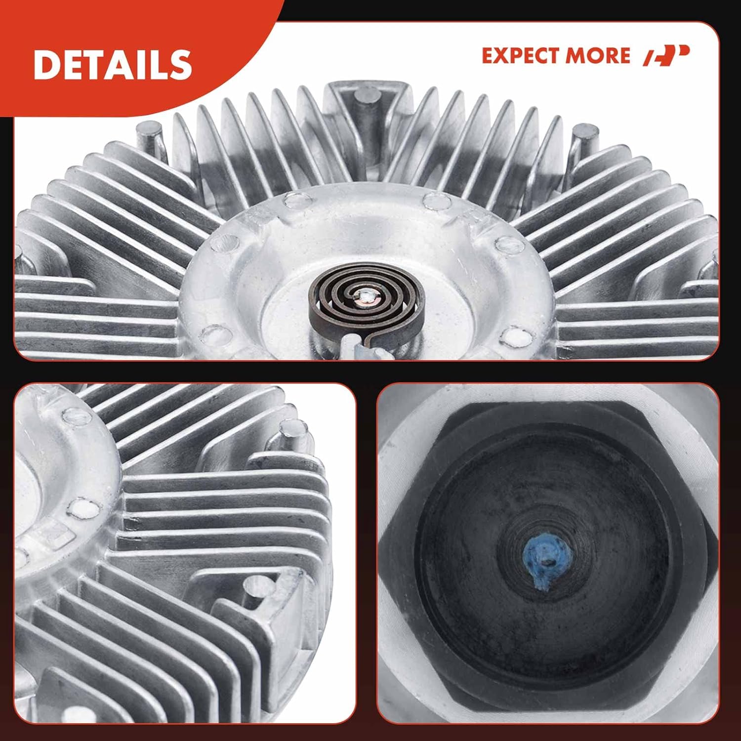 A-Premium Engine Cooling Fan Clutch Replacement for Land Rover Range Rover 1995-2002 Discovery 1998-2002