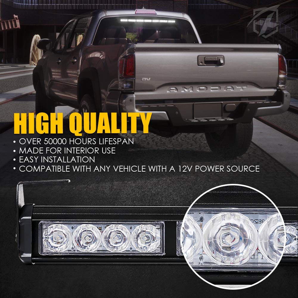 Xprite 31.5 28 LED bianco 7 modi traffico Advisor emergenza avvertimento luce stroboscopica veicolo kit