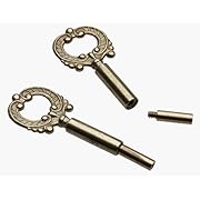 Westinghouse 7016000 Pack of 2 Socket Turn Keys - Brass Finish