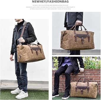 Travel Duffle Bag 55L Large Holdall Duffel Bag for Men