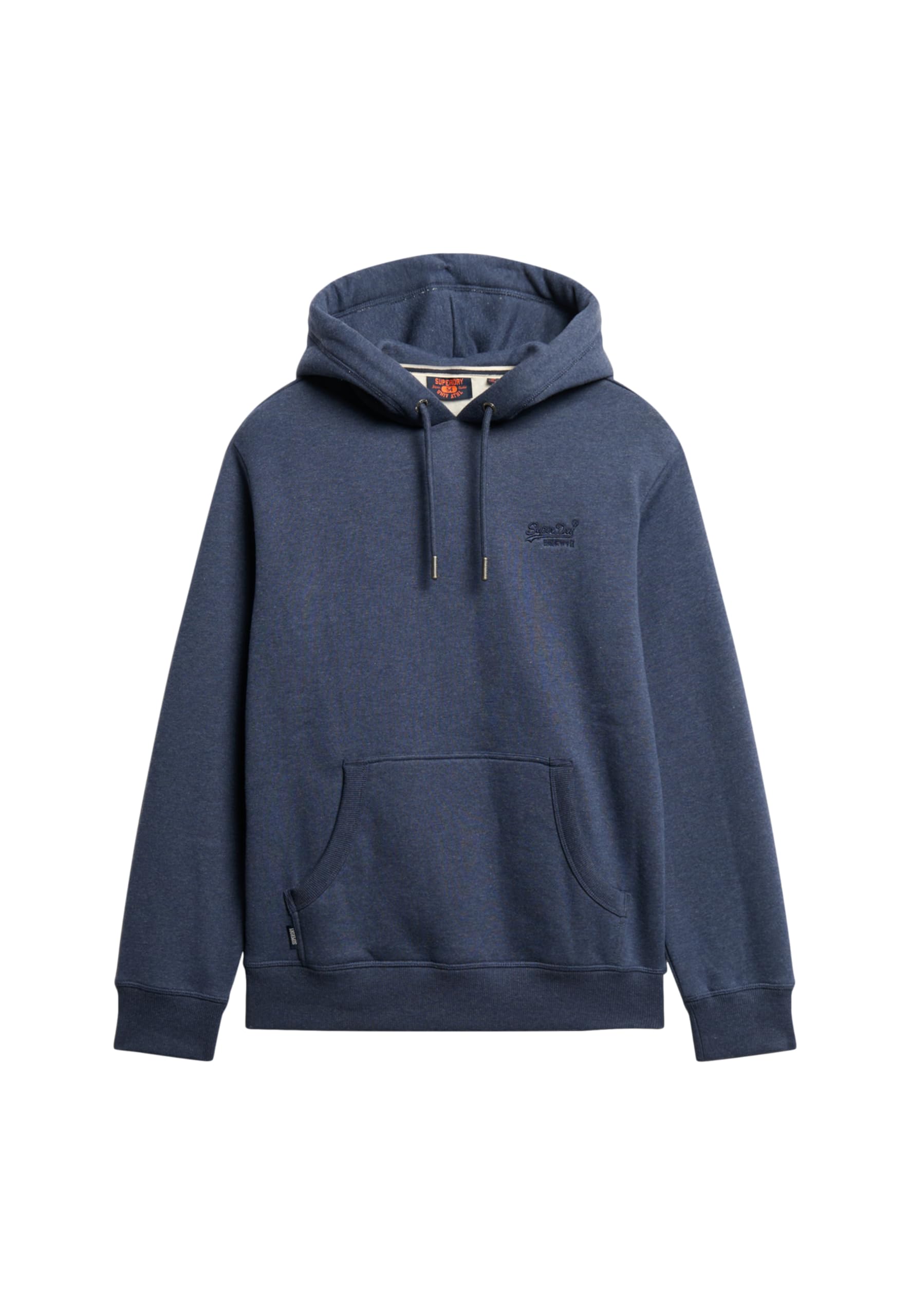 Superdry Men's Heritage Navy Heather Great Outdoors Hoodie With Logo Print, Xxl