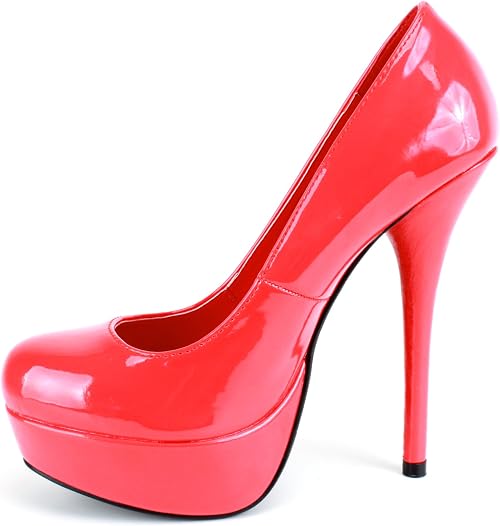 Andrés Machado - Pumps voor dames/meisjes - AM453 - in kunstleer met hak  van 14,0 cm, plateauzool en ronde neus, hoge hakken - EU 32 naar EU 45 :  Amazon.nl: Kleding, schoenen \u0026 sieraden