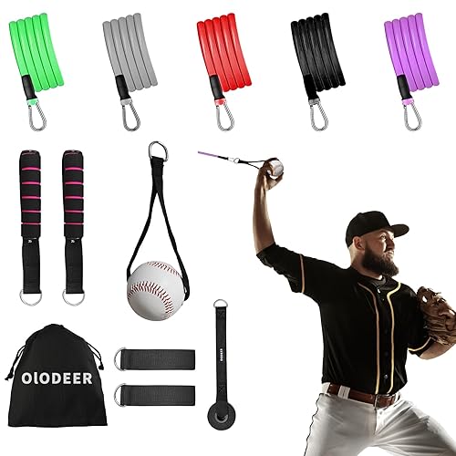 Baseball & Softball Resistance Bands - High Elasticity Arm Trainer