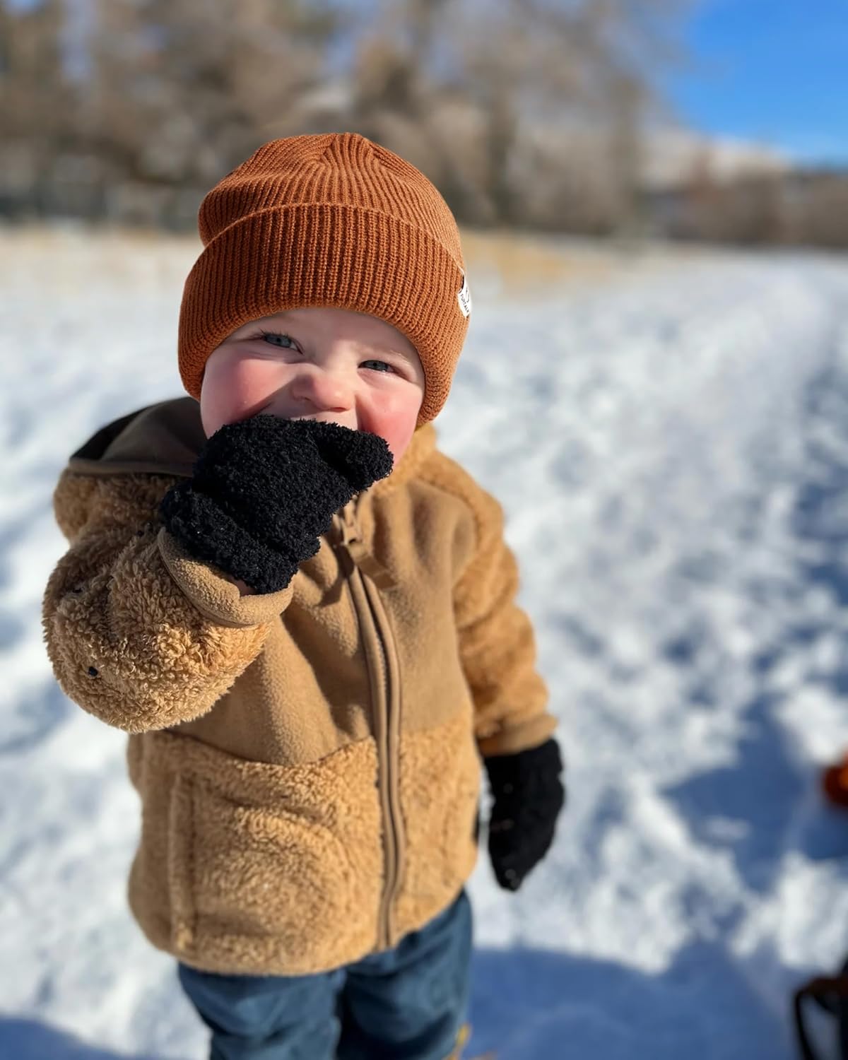 FURTALK Toddler Beanie Baby Kids Winter Hat Infant Boys Girls Knitted Skull Cap - Image 4