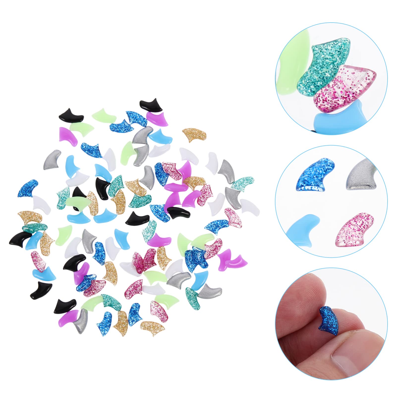 minkissy 30 Juegos Kit De Uñas De Gato Tapas De Garras Blandas Cubiertas De Uñas De Gato Garras De Gato con Pegamento Tapas De Uñas para Gatos Gatito Gel De Sílice Rasguño De Gato Cuidado