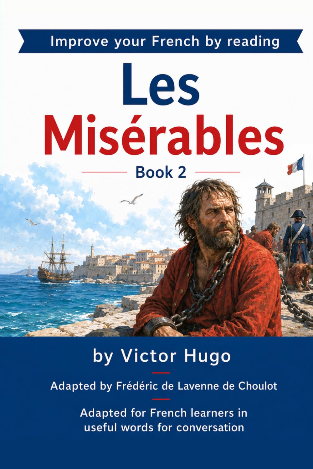 Les Misérables - Partie 2: Improve your French by reading - French Intermediate - Part 2 - Adapted in useful French words for conversation (Improve your French by reading - Les Misérables)