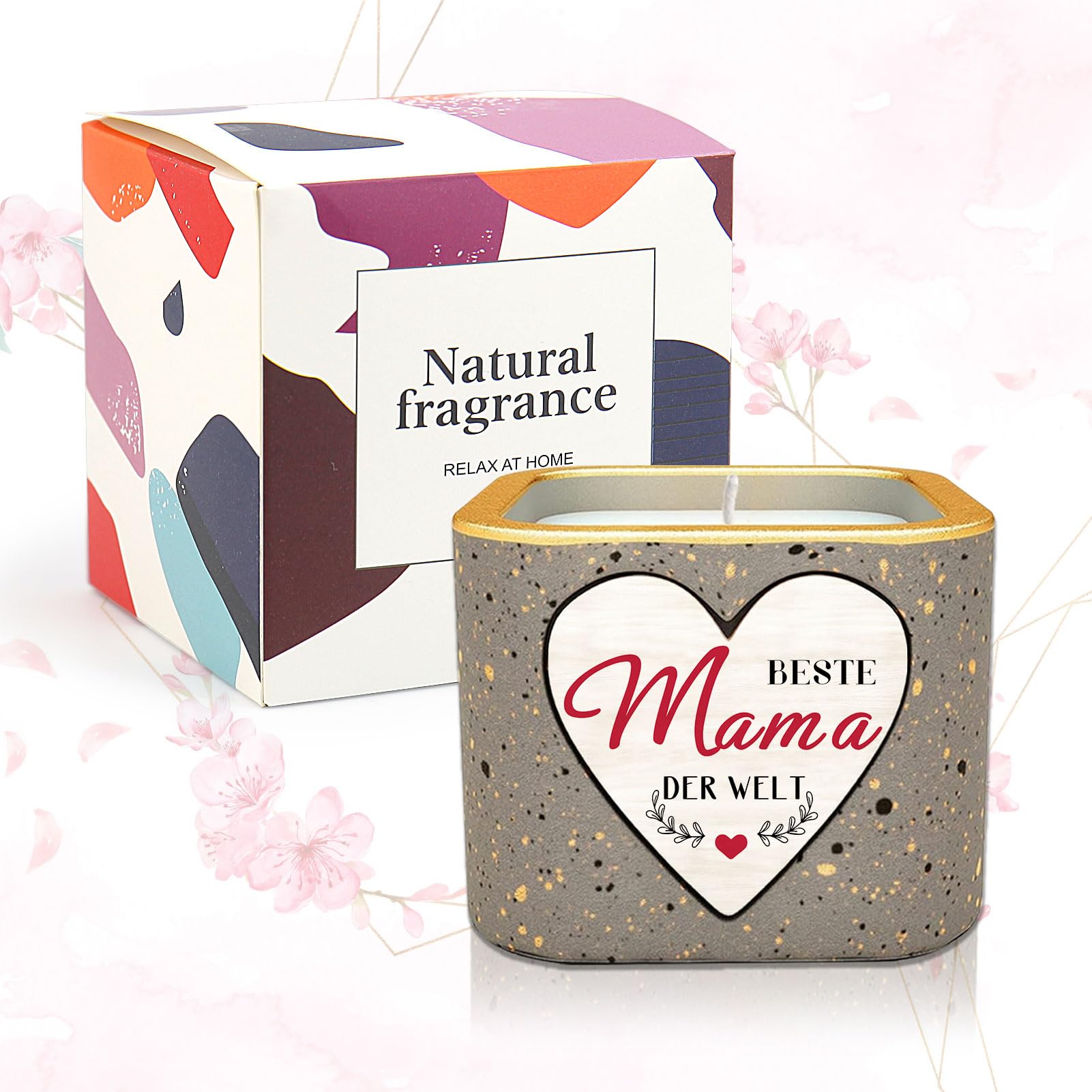 Portacandele Vetro Inciso Per Mamma - Regalo Festa Della Mamma Compleanno Con Messaggio Speciale