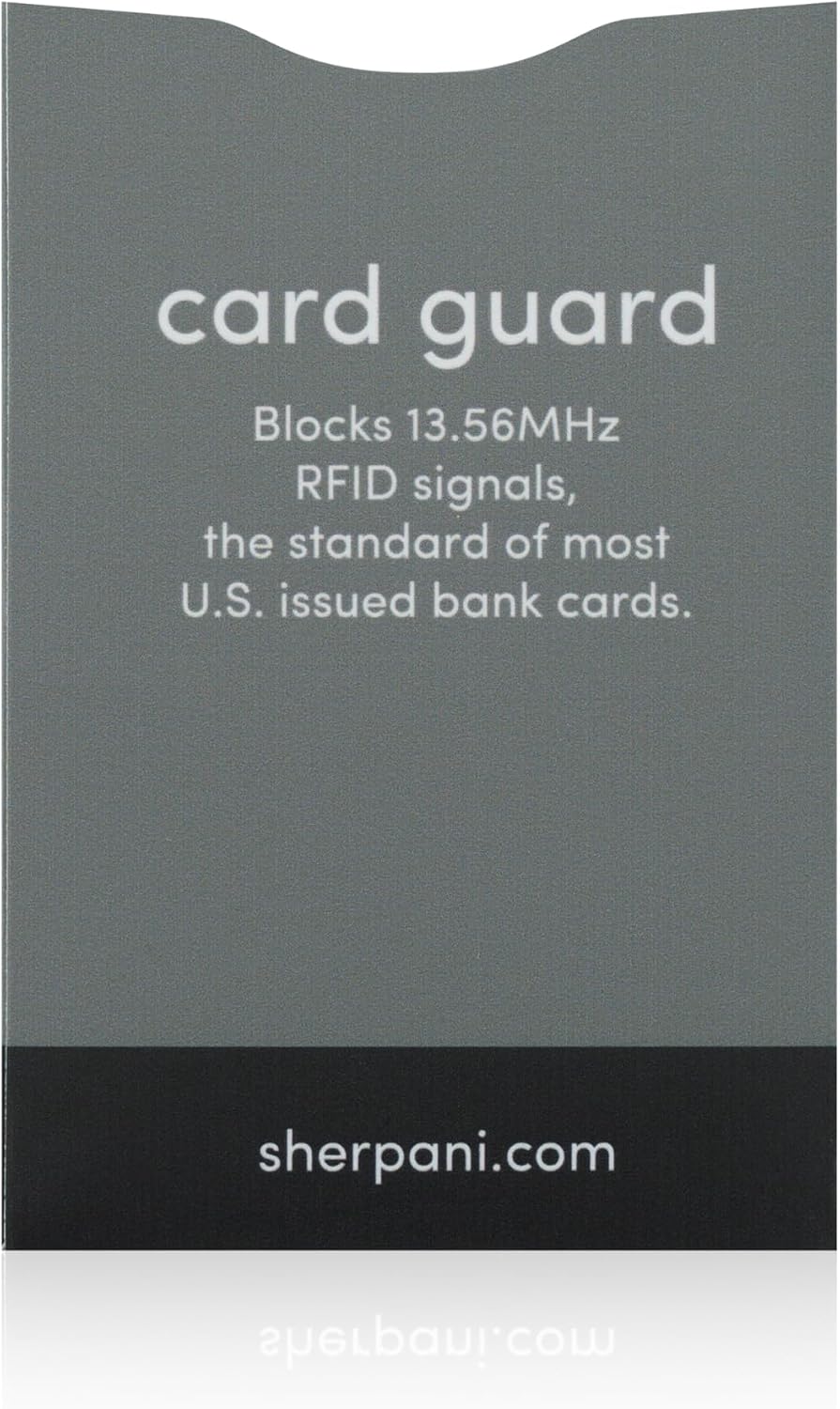 Sherpani RFID Blocking Credit Card Sleeve Set, Travel Gift (Multi Colors)