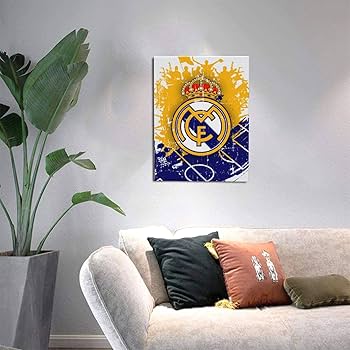 レアル・マドリード ロゴアート 木製フレーム付 ハンドメイド Amazon.co.jp: Interio Crafts 木製&プレキシガラス壁掛け